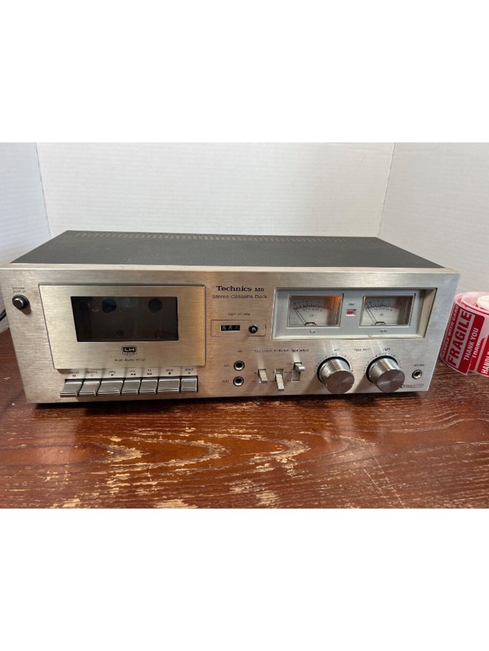 Technics M6 Stereo Cassette Deck With Dolby NR & Full Auto Stop Vintage Audio Pl